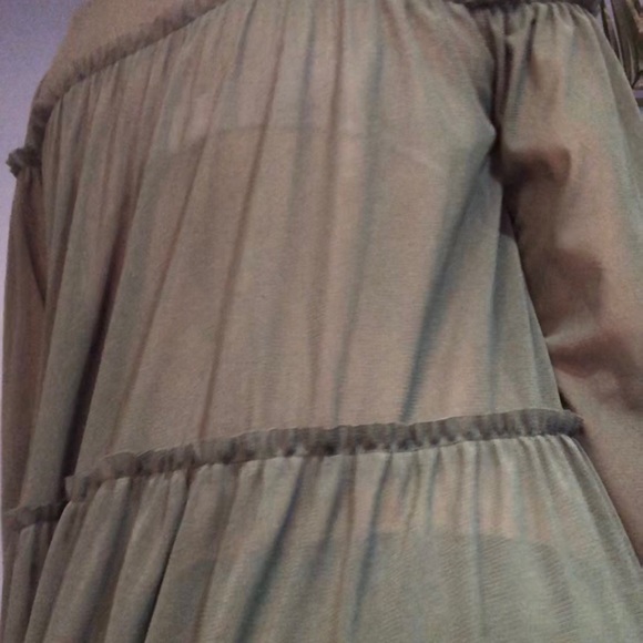 SOLD Zara TRF sheer midi dress - Picture 2 of 3